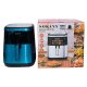 Е0181 Аерофритюрниця Sokany SK-10102, 13.0L, 2600W, Led дисплей, конвекція, 2 тіни, таймер, терморег. 80-200С, 7.3 кг