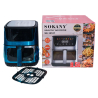 Е0182 Аэрофритюрница Sokany SK-10107, 8.5L, 2000W, Led дисплей, конвекция, таймер, терморег. 80-200С, 41*33*37см, 4.5кг