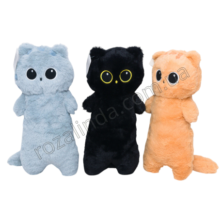 L0612 Мягкая игрушка Котик Мечтатель 40см, плюш, 40*15*10см, 240 г