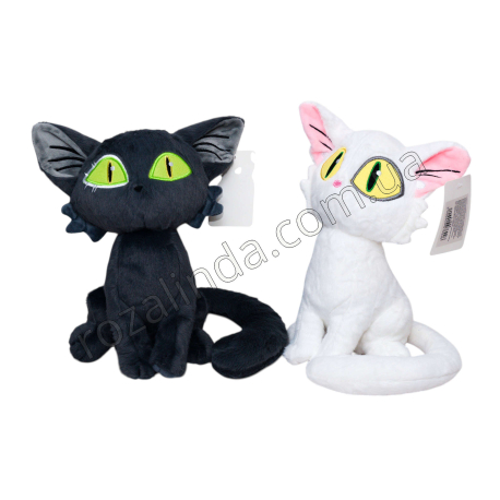 L0633 Мягкая игрушка Котик-дракон стилизованная, микроплюш, 26×13×13 см, 155 г, 120шт/ящ