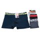 Т0558 Трусы мужские Боксеры 12/д Однотонные 95%хлопок 'Hello CareuoKin', Size L-3XL, DF7801, 70гр, 38*30см